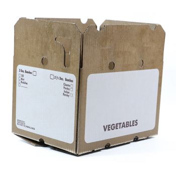 BDL Waterproof Wax-Coated Cardboard Box for Frozen Seafood for Shrimp Meat Fish Fruits Vegetables