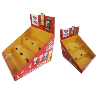 BDL Custom Retail Paper Display Racks Promotion Free Standing Pos Floor Corrugated Stand Paper Display