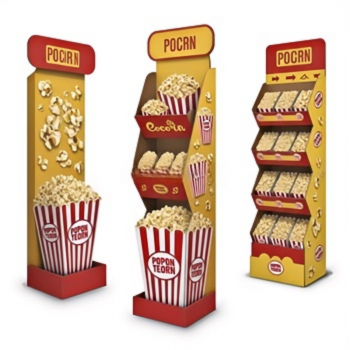 BDL Custom Printed Retail Corrugated Cardboard Display Rack