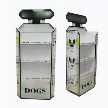 BDL Supermarket Advertising Promotional Floor Display Stand Shelf Folding Display POS Cardboard