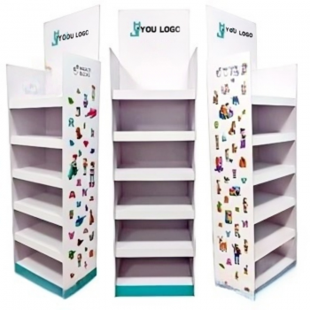 BDL Custom Printed Retail Corrugated Cardboard Display Rack