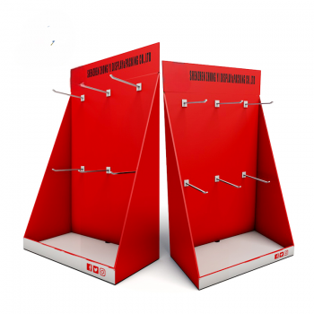 BDL Custom Retail Paper Display Racks Promotion Free Standing Pos Floor Corrugated Stand Pop Cardboard Display
