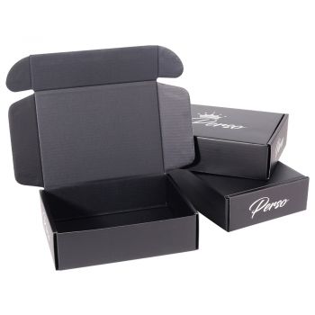 BDL Luxury Black Corrugated Mailer Box for Premium Brands
