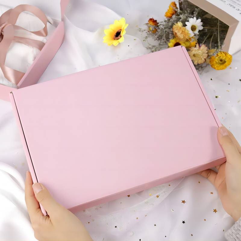 BDL Pink Mailing Boxes Cardboard Boxes for Shipping Corrugated