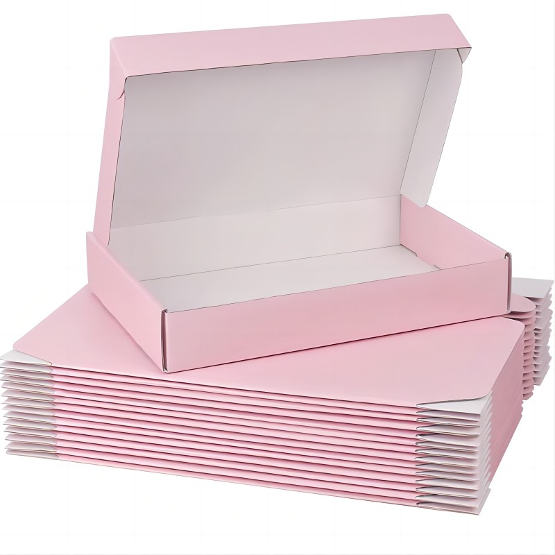 BDL Pink Mailing Boxes Cardboard Boxes for Shipping Corrugated Packaging Boxes for Small Business