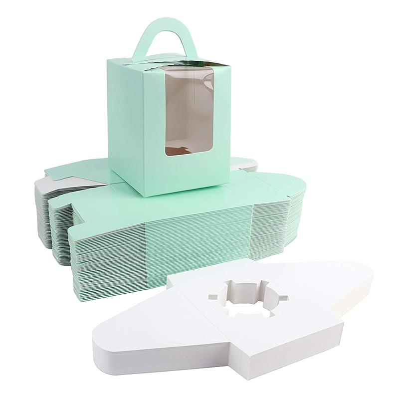 BDL Matt Lamination Paper Christmas Cracker Box For Candies Chocolate Wedding Favor White Box Packaging With Window