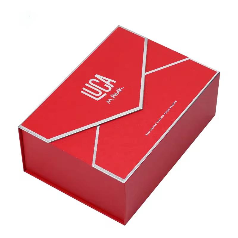 BDL  Free Design Custom Luxury Flip Folding Wrapping Paper Gift Box Magnets Environmentally Friendly Logo Gold Foil Stam