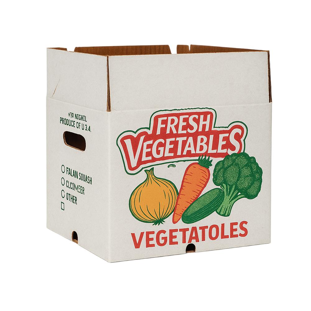 BDL China Factory Waxed 5kg 10kg 20kg 25kg waterproof cardboard box For Fresh Produce And Seafood