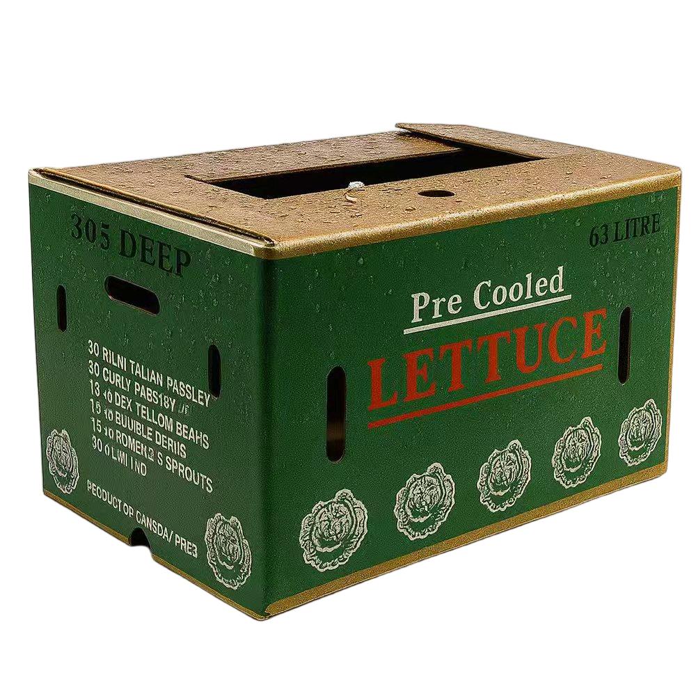 BDL Waterproof Wax Coated Carton For Transporting Vegetables
