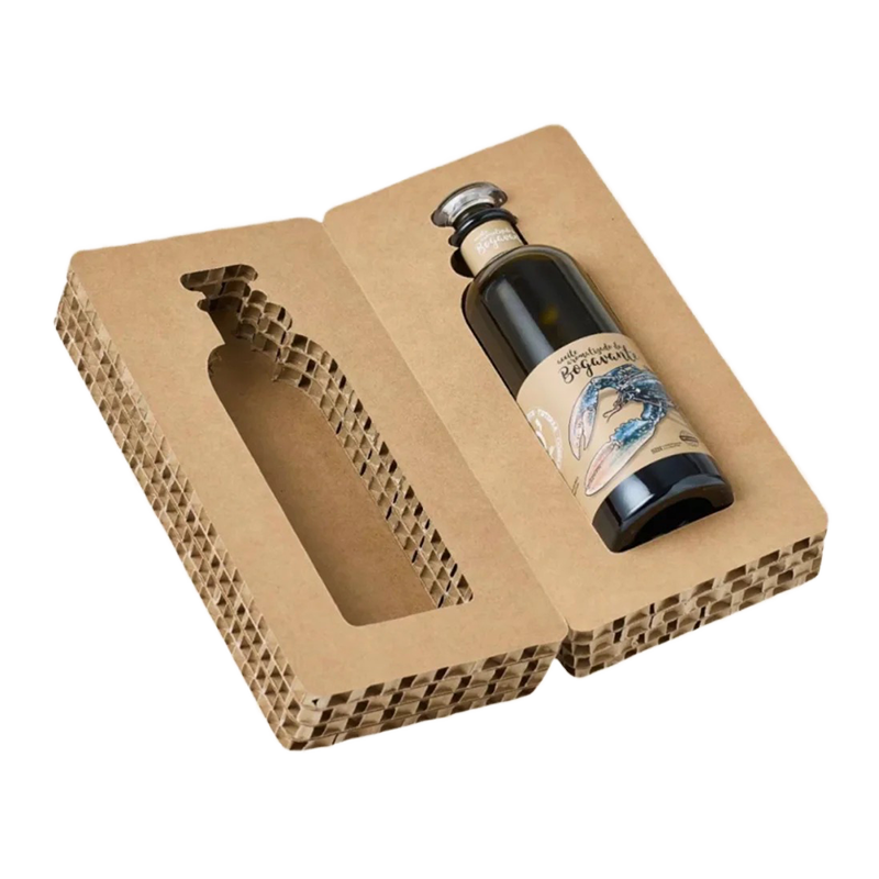 BDL Fragile Honeycomb Corrugated Paper Boxes for Perfume Bottle Cardboard Packaging With Protective Insert