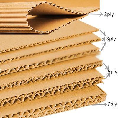 BDL China Factory B/C/E Flute Corrugated Cardboard Sheets , Kraft Paper Board 2mm 3mm 3.5mm Thick
