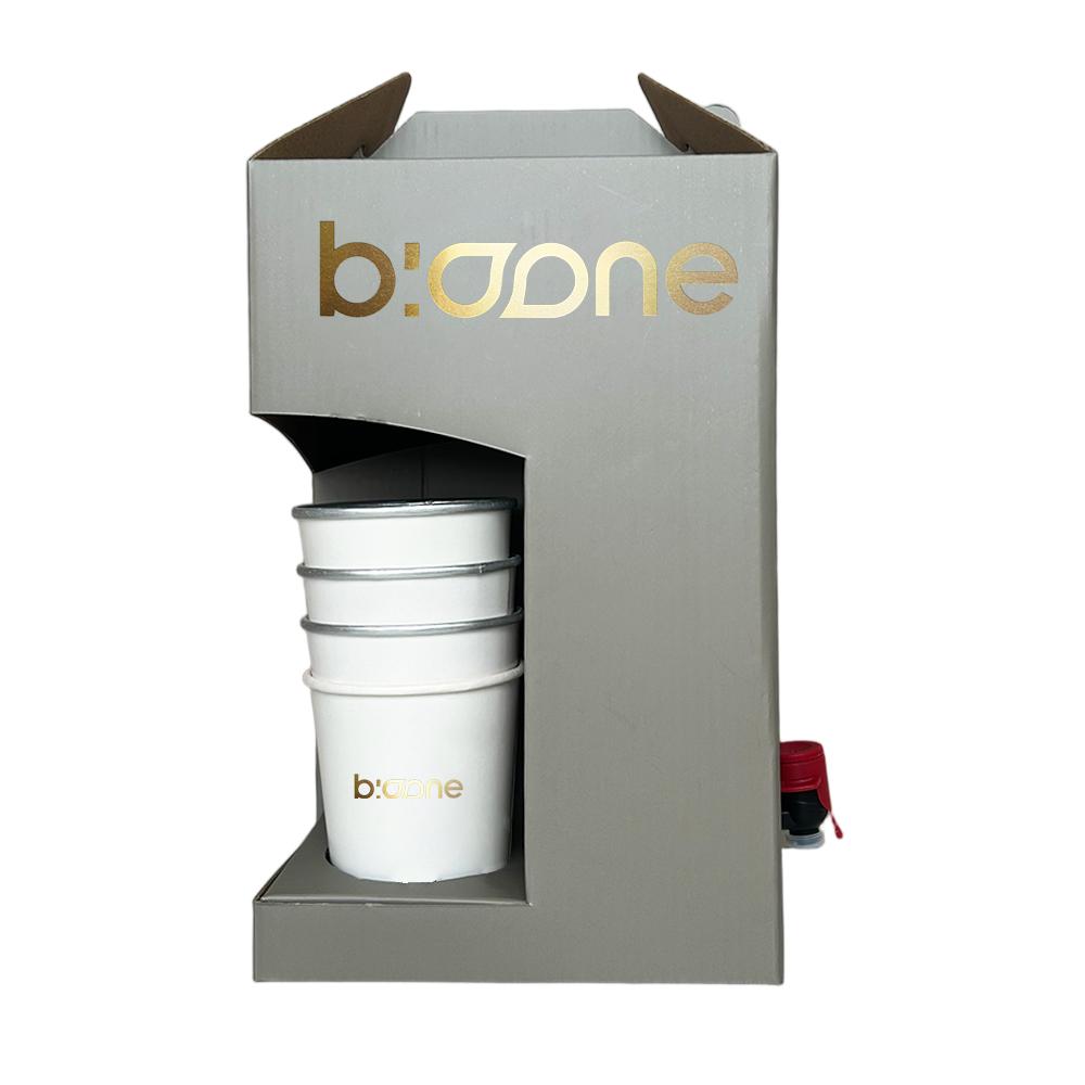 BDL Disposable Coffee Box Dispensers Hot Beverage Dispenser Coffee Carrier with Handle for Parties Catering Take Out