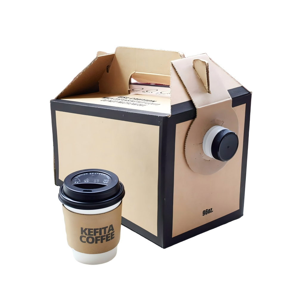 BDL Custom Cold Hot Coffee Beverage Bag in Box 3L 3 Liter Box to  Box for Travel 