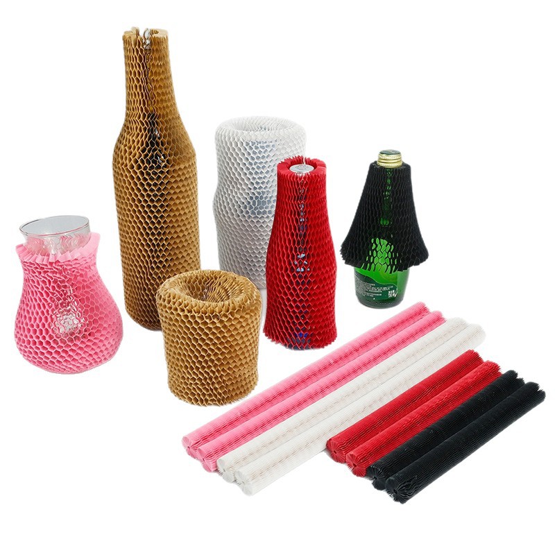 BDL 100% Recyclable Flexible Eco-Friendly Honeycomb Paper Logistics Protective Packaging Material For Gift Packing