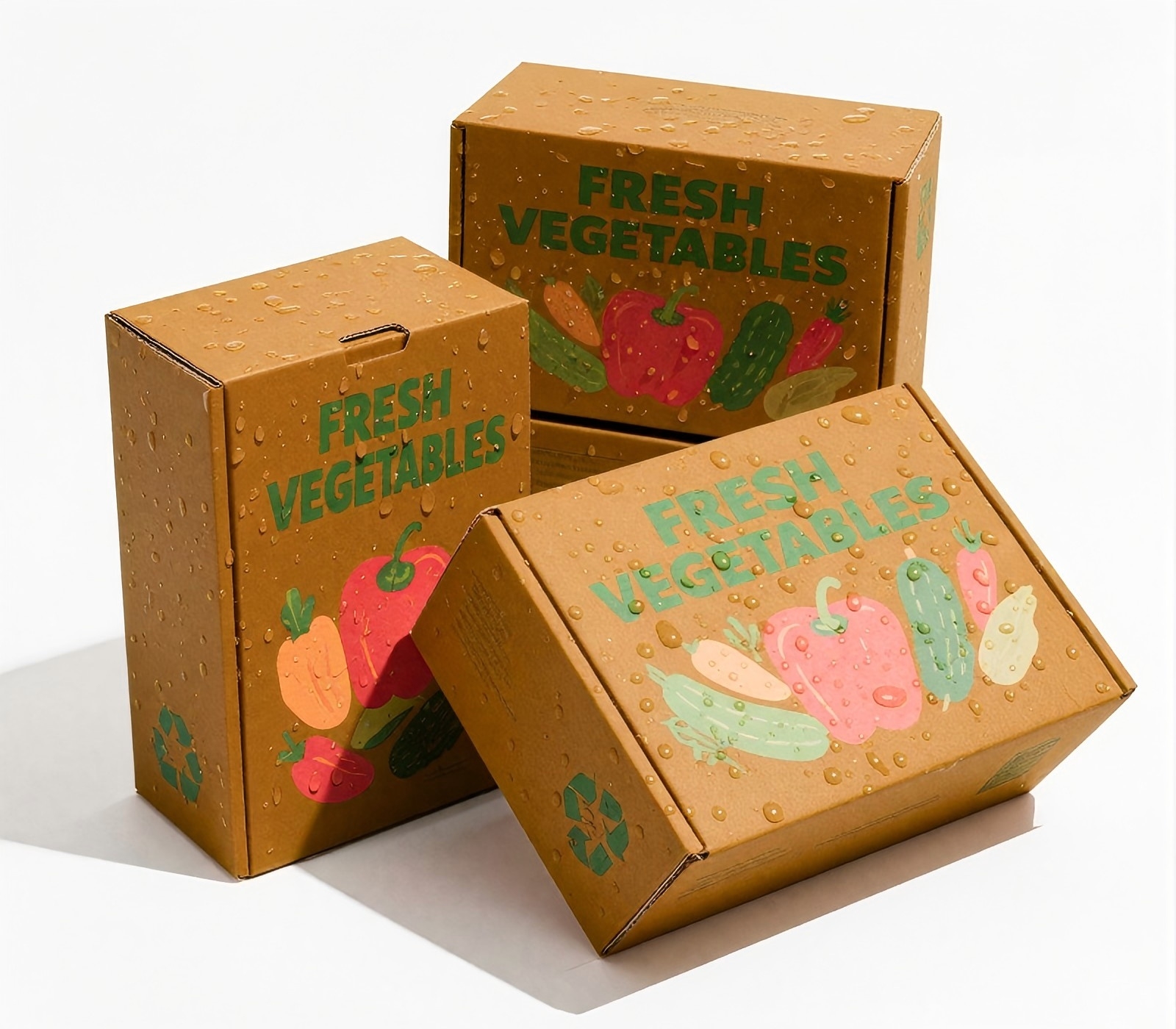 BDL Waterproof  Carton Box for Fruits Vegetables Seafood Lobster and Frozen Food Export