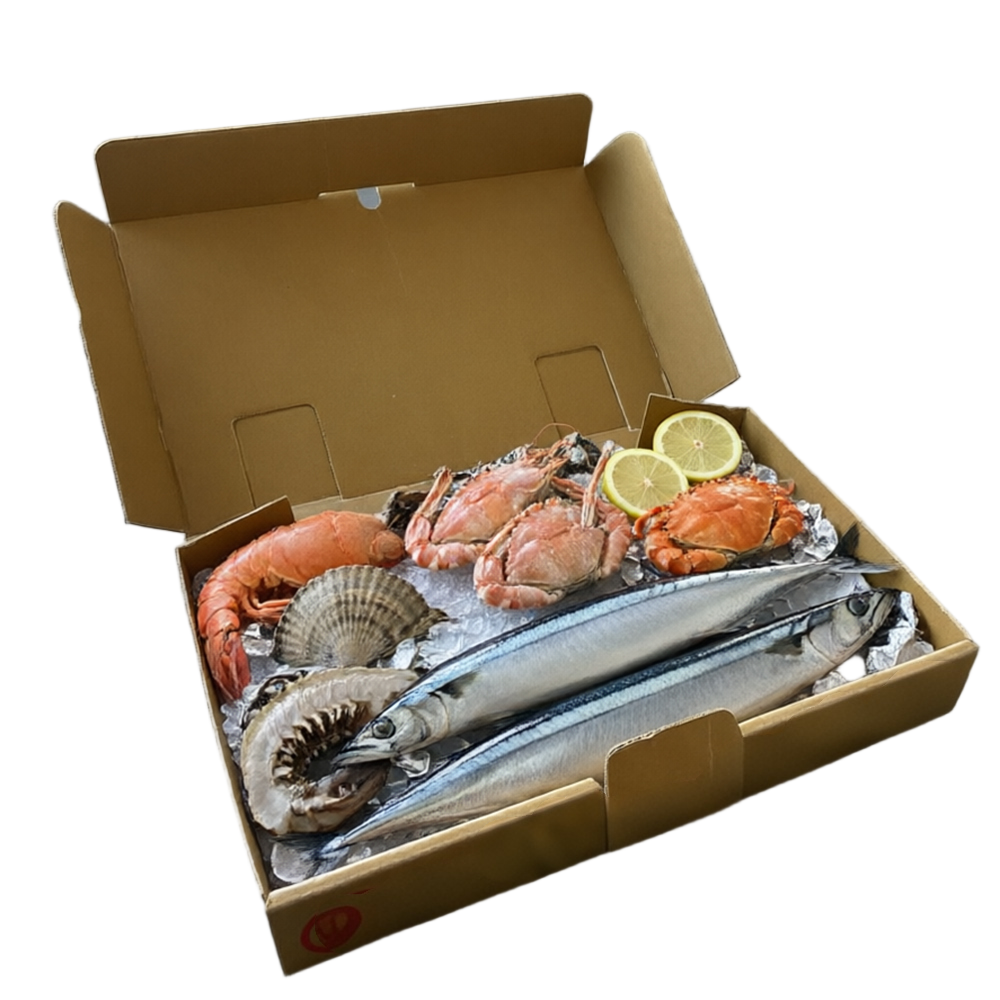 BDL Custom Logo  Waterproof Wax Coated Closure Portable Fresh Seafood Fish Meat Frozen Food