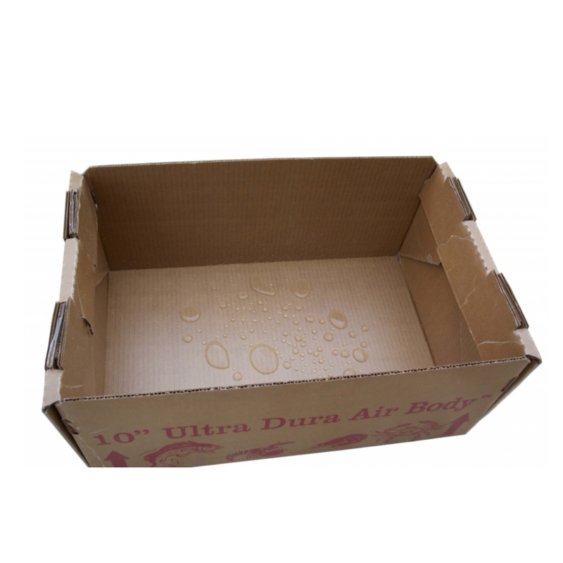 BDL  Waterproof Self Fold Waxed Corrugated Carton Box Wax Coated Cardboard Box 