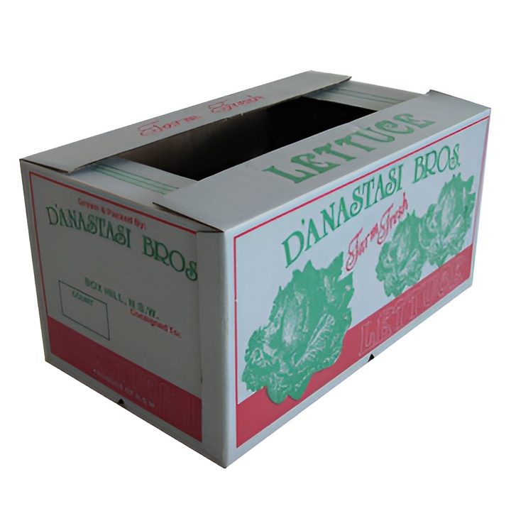 BDL Wax Coated Corrugated Freezer Seafood Waterproof Cardboard Packaging Vegetable Boxes