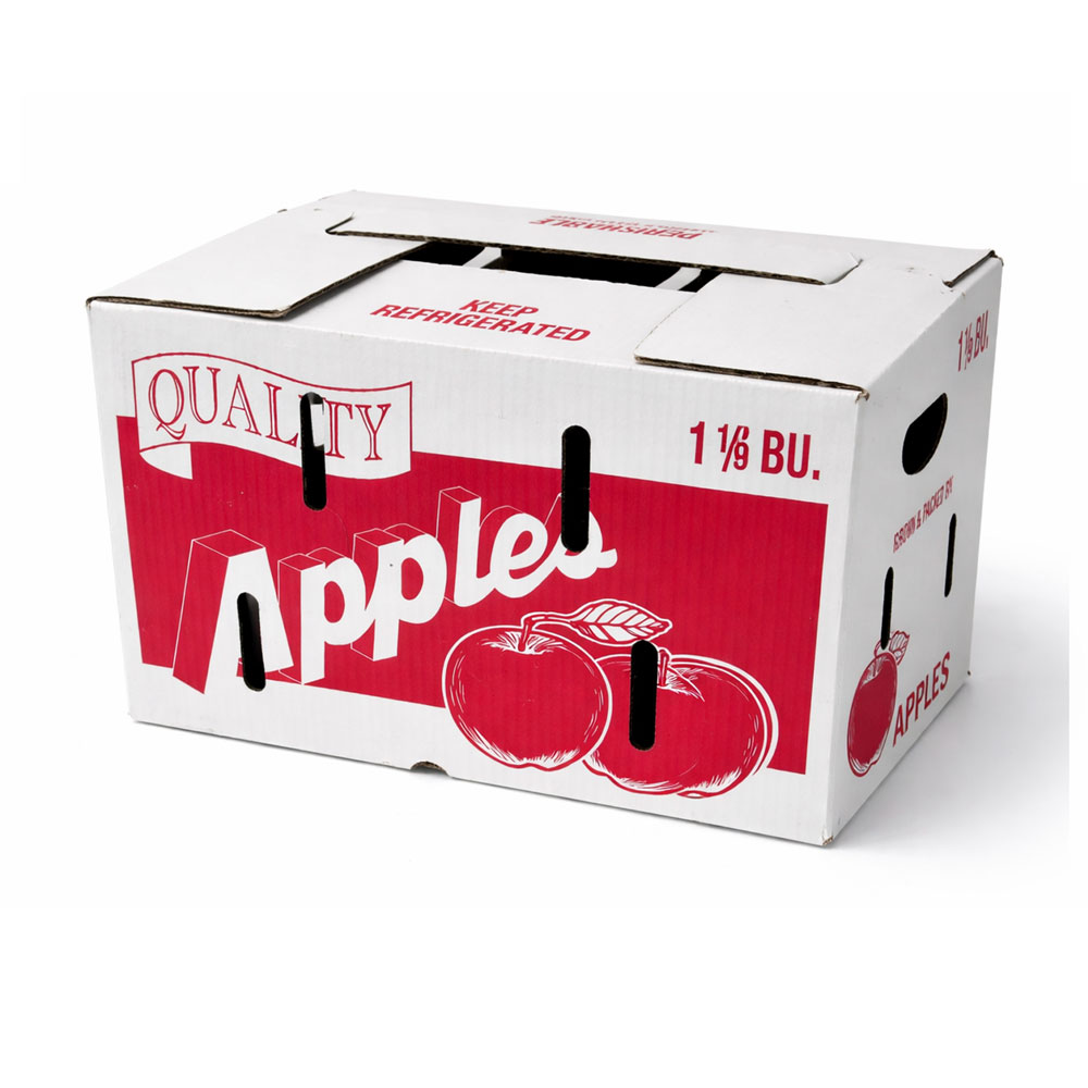 BDL Ventilated Corrugated Apple Carton  Cold Chain Industrial Produce Packaging Box