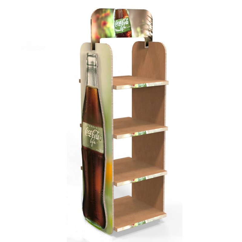BDL  Wholesale Custom Printed Corrugated Cardboard Stand for Supermarkets Retail Stores and Brand