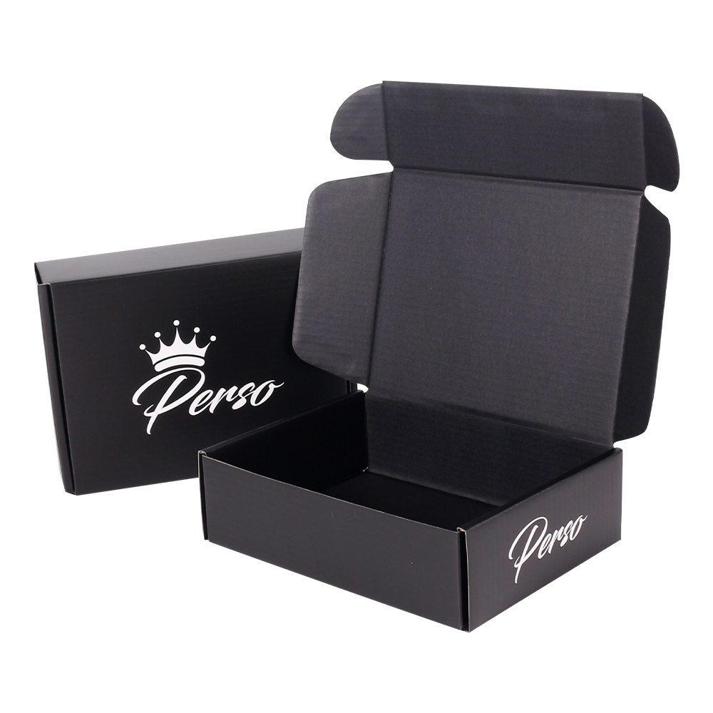 BDL Luxury Black Corrugated Mailer Box for Premium Brands