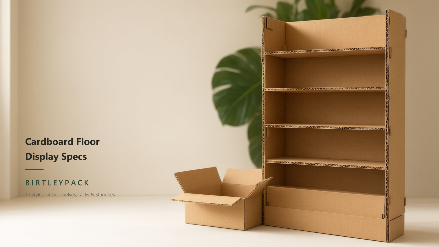 Five Specifications That Decide What a Cardboard Floor Display Costs