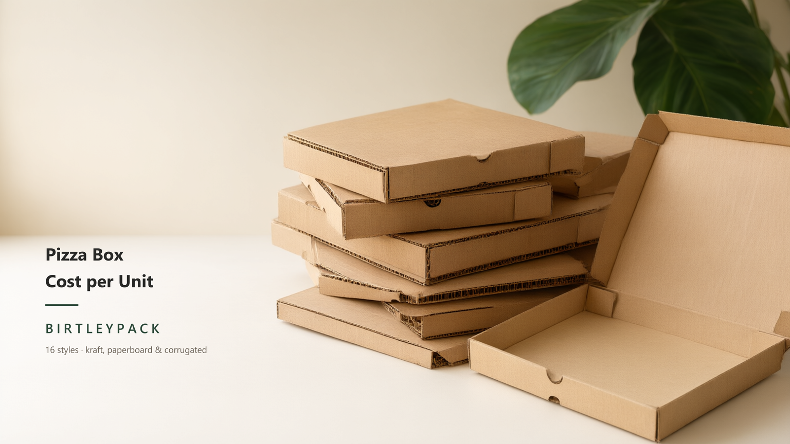 Pizza Box Cost per Unit and the Four Inputs Every Quote Starts With