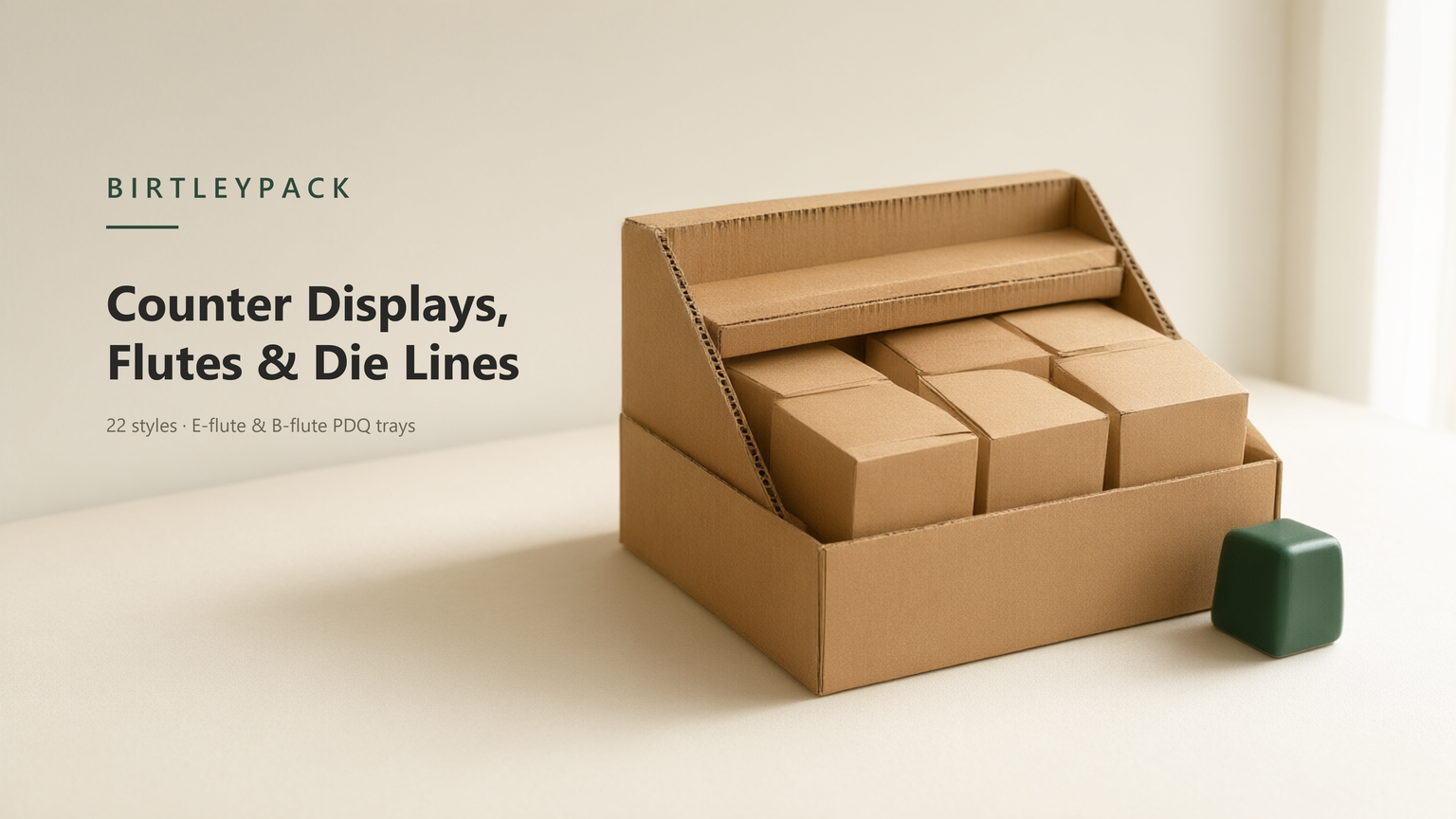 Counter Display Boxes in Production: Flute, Die Lines and the Defects We Screen For